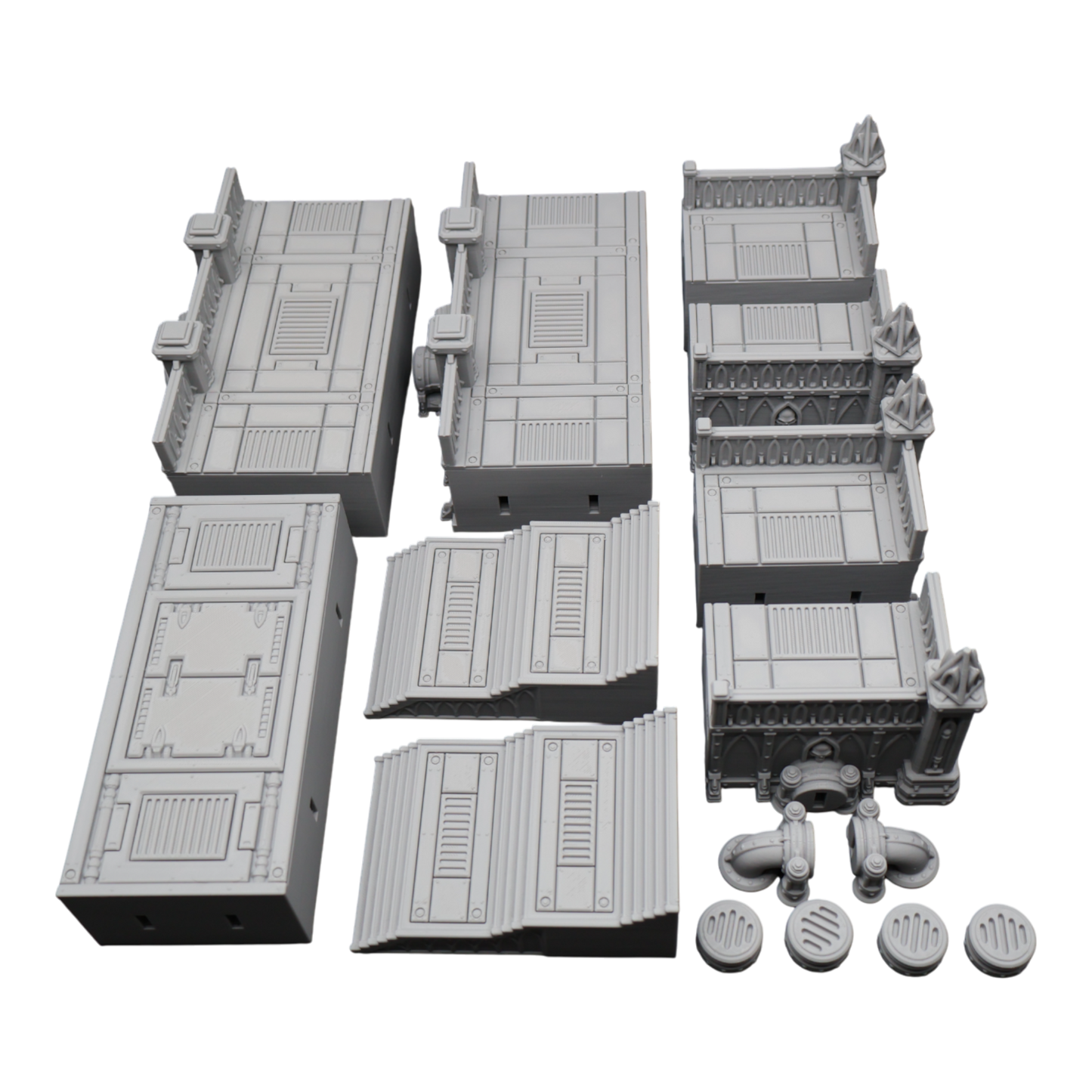 Wargaming 28mm scatter terrain scenery showing 3D-printed item that is compatible with games such as Warhammer 40K, Star Wars Legions, D+D, Dungeons and Dragons, Sci-Fi, Fantasy and other miniature tabletop games. Brand Jawar3d found at www.jawar3d.co.uk.