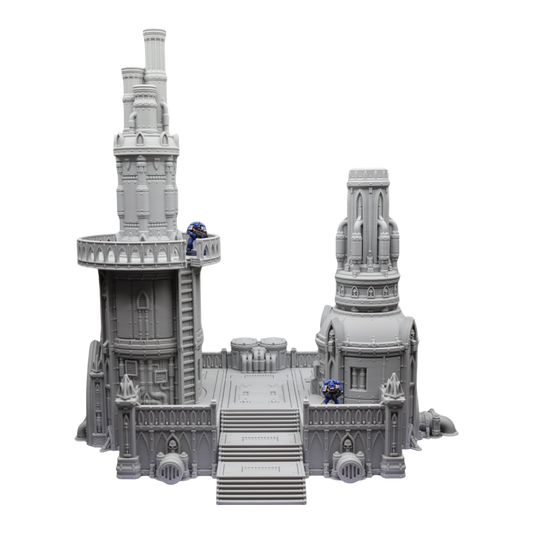 Steel Refinery Assembly #4 - 28mm Wargaming Scatter Terrain Scenery Tabletop