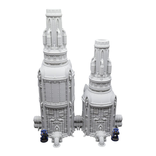 Steel Refinery Assembly #5 - 28mm Wargaming Scatter Terrain Scenery Tabletop Grimdark