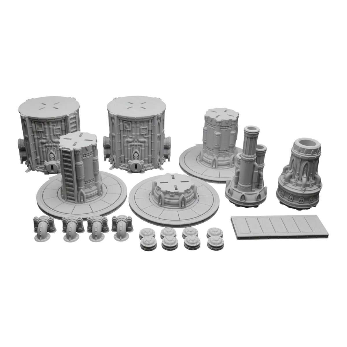 Wargaming 28mm scatter terrain scenery showing 3D-printed item that is compatible with games such as Warhammer 40K, Star Wars Legions, D+D, Dungeons and Dragons, Sci-Fi, Fantasy and other miniature tabletop games. Brand Jawar3d found at www.jawar3d.co.uk.