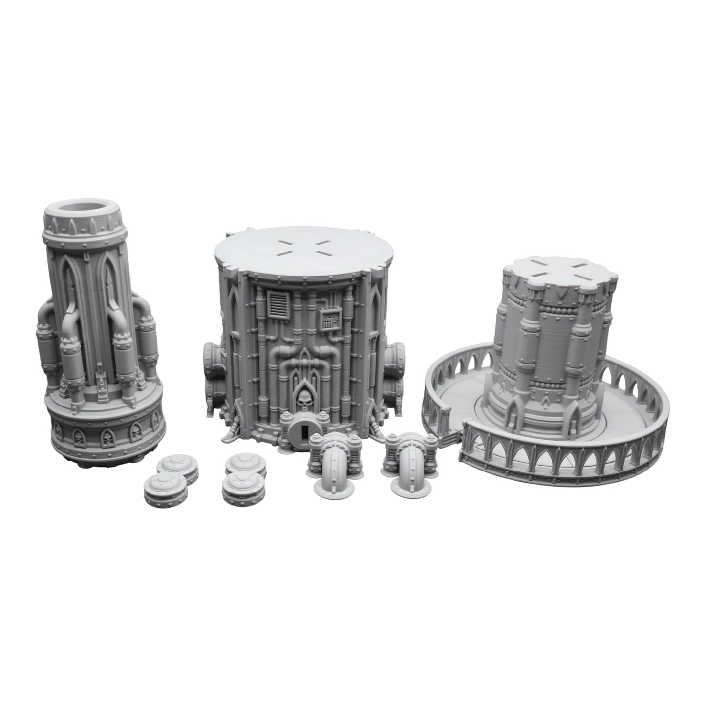 Wargaming 28mm scatter terrain scenery showing 3D-printed item that is compatible with games such as Warhammer 40K, Star Wars Legions, D+D, Dungeons and Dragons, Sci-Fi, Fantasy and other miniature tabletop games. Brand Jawar3d found at www.jawar3d.co.uk.