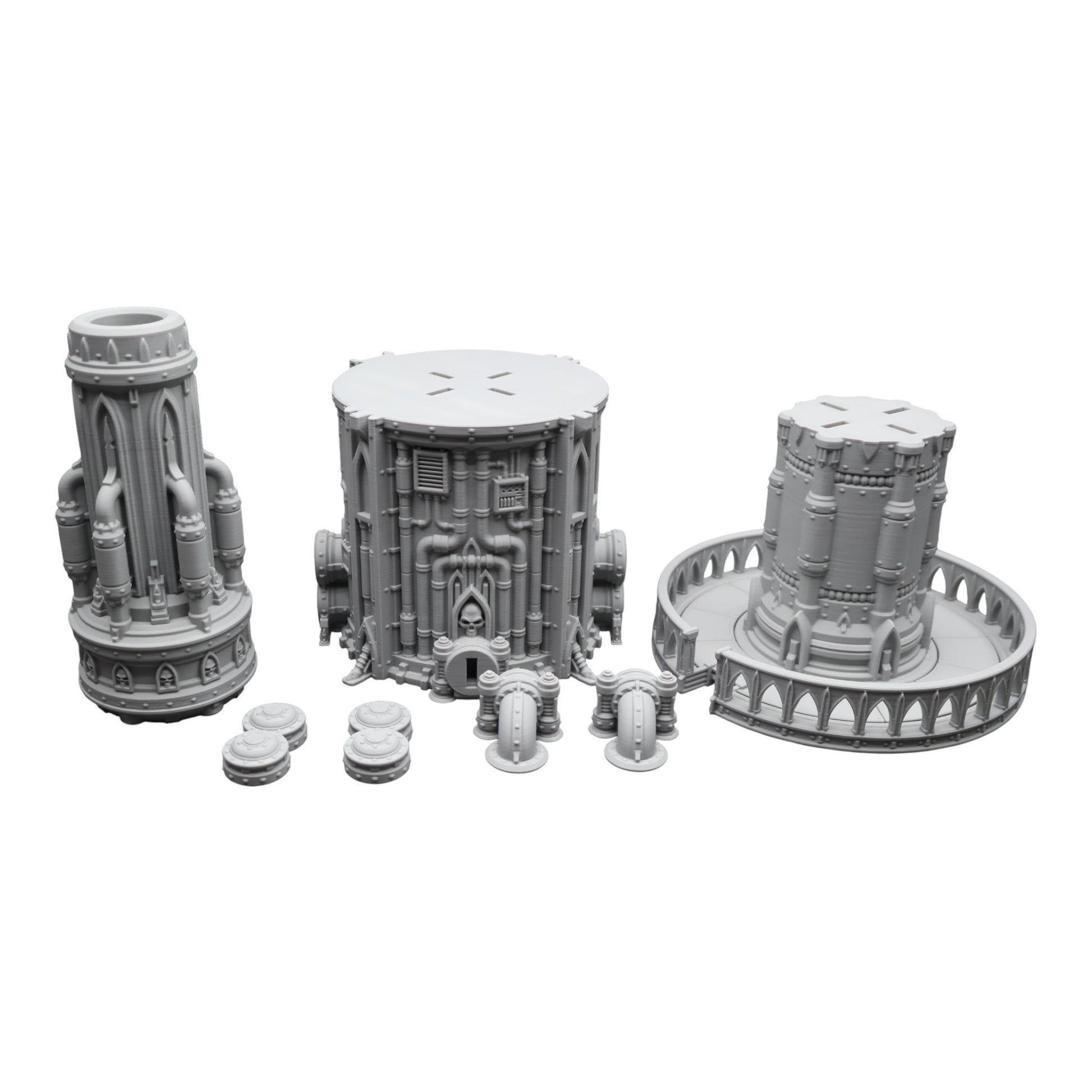 Wargaming 28mm scatter terrain scenery showing 3D-printed item that is compatible with games such as Warhammer 40K, Star Wars Legions, D+D, Dungeons and Dragons, Sci-Fi, Fantasy and other miniature tabletop games. Brand Jawar3d found at www.jawar3d.co.uk.
