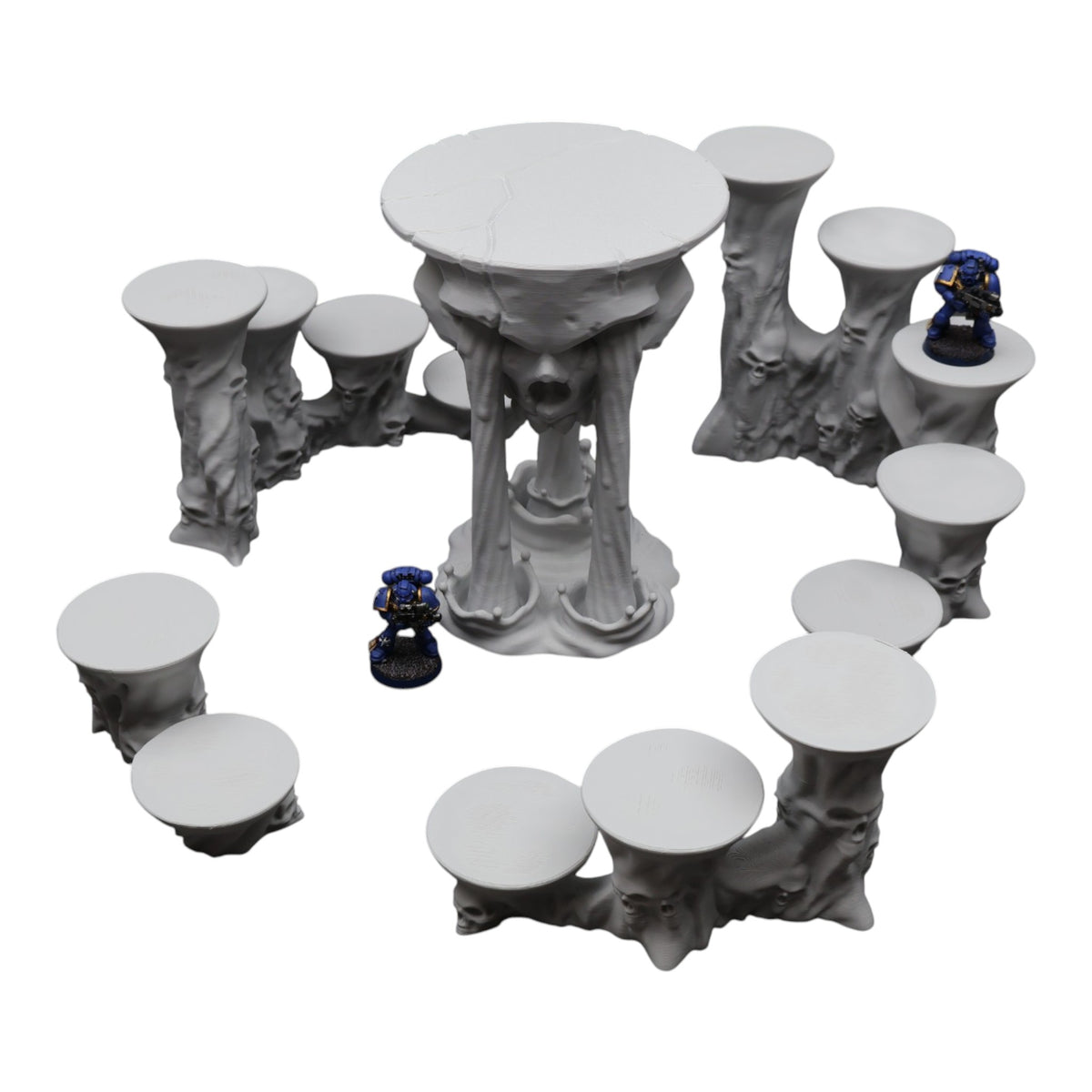 Wargaming 28mm scatter terrain scenery showing 3D-printed item that is compatible with games such as Warhammer 40K, Star Wars Legions, D+D, Dungeons and Dragons, Sci-Fi, Fantasy and other miniature tabletop games. Brand Jawar3d found at www.jawar3d.co.uk.