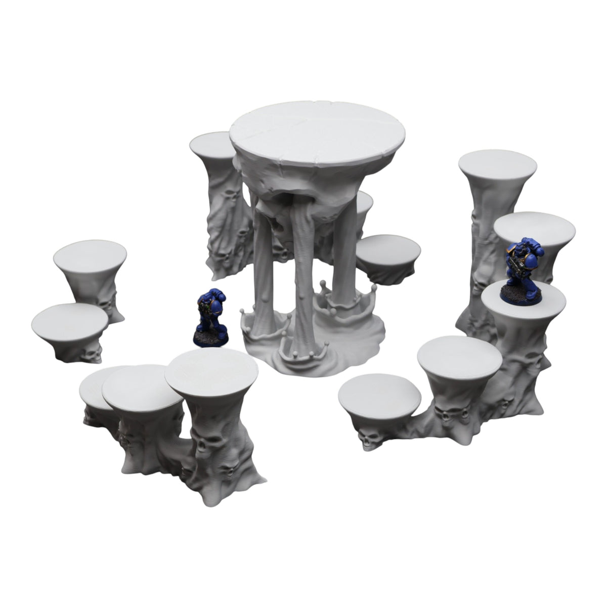 Wargaming 28mm scatter terrain scenery showing 3D-printed item that is compatible with games such as Warhammer 40K, Star Wars Legions, D+D, Dungeons and Dragons, Sci-Fi, Fantasy and other miniature tabletop games. Brand Jawar3d found at www.jawar3d.co.uk.