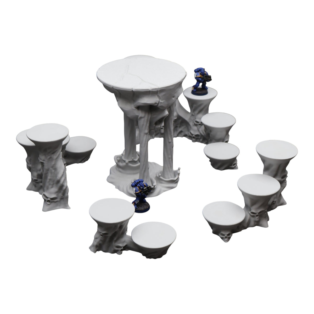 Wargaming 28mm scatter terrain scenery showing 3D-printed item that is compatible with games such as Warhammer 40K, Star Wars Legions, D+D, Dungeons and Dragons, Sci-Fi, Fantasy and other miniature tabletop games. Brand Jawar3d found at www.jawar3d.co.uk.