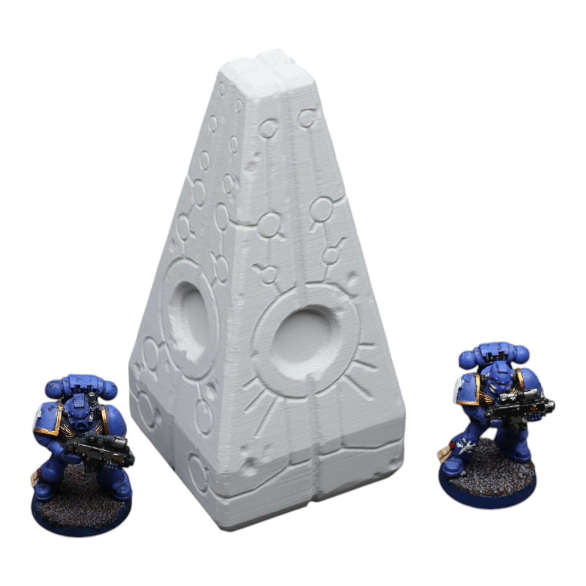 Wargaming 28mm scatter terrain scenery showing 3D-printed item that is compatible with games such as Warhammer 40K, Star Wars Legions, D+D, Dungeons and Dragons, Sci-Fi, Fantasy and other miniature tabletop games. Brand Jawar3d found at www.jawar3d.co.uk.