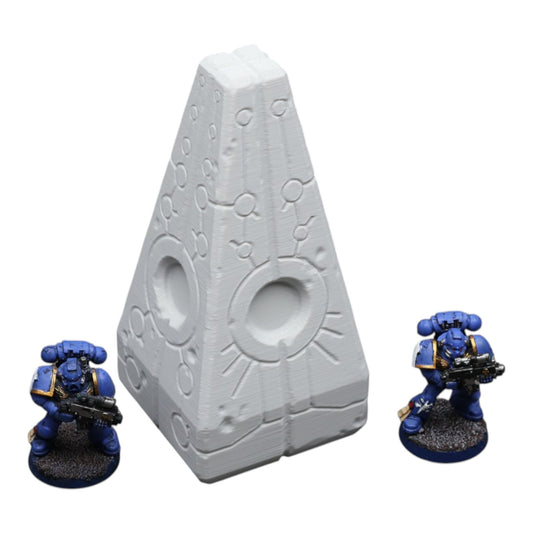 Wargaming 28mm scatter terrain scenery showing 3D-printed item that is compatible with games such as Warhammer 40K, Star Wars Legions, D+D, Dungeons and Dragons, Sci-Fi, Fantasy and other miniature tabletop games. Brand Jawar3d found at www.jawar3d.co.uk.