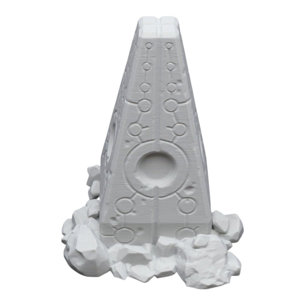 Wargaming 28mm scatter terrain scenery showing 3D-printed item that is compatible with games such as Warhammer 40K, Star Wars Legions, D+D, Dungeons and Dragons, Sci-Fi, Fantasy and other miniature tabletop games. Brand Jawar3d found at www.jawar3d.co.uk.