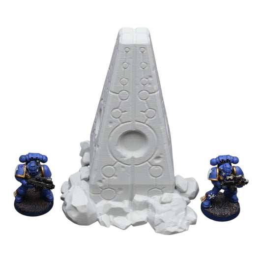 Wargaming 28mm scatter terrain scenery showing 3D-printed item that is compatible with games such as Warhammer 40K, Star Wars Legions, D+D, Dungeons and Dragons, Sci-Fi, Fantasy and other miniature tabletop games. Brand Jawar3d found at www.jawar3d.co.uk.