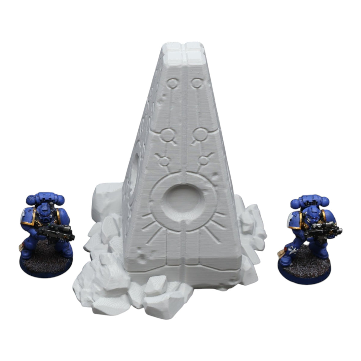 Wargaming 28mm scatter terrain scenery showing 3D-printed item that is compatible with games such as Warhammer 40K, Star Wars Legions, D+D, Dungeons and Dragons, Sci-Fi, Fantasy and other miniature tabletop games. Brand Jawar3d found at www.jawar3d.co.uk.