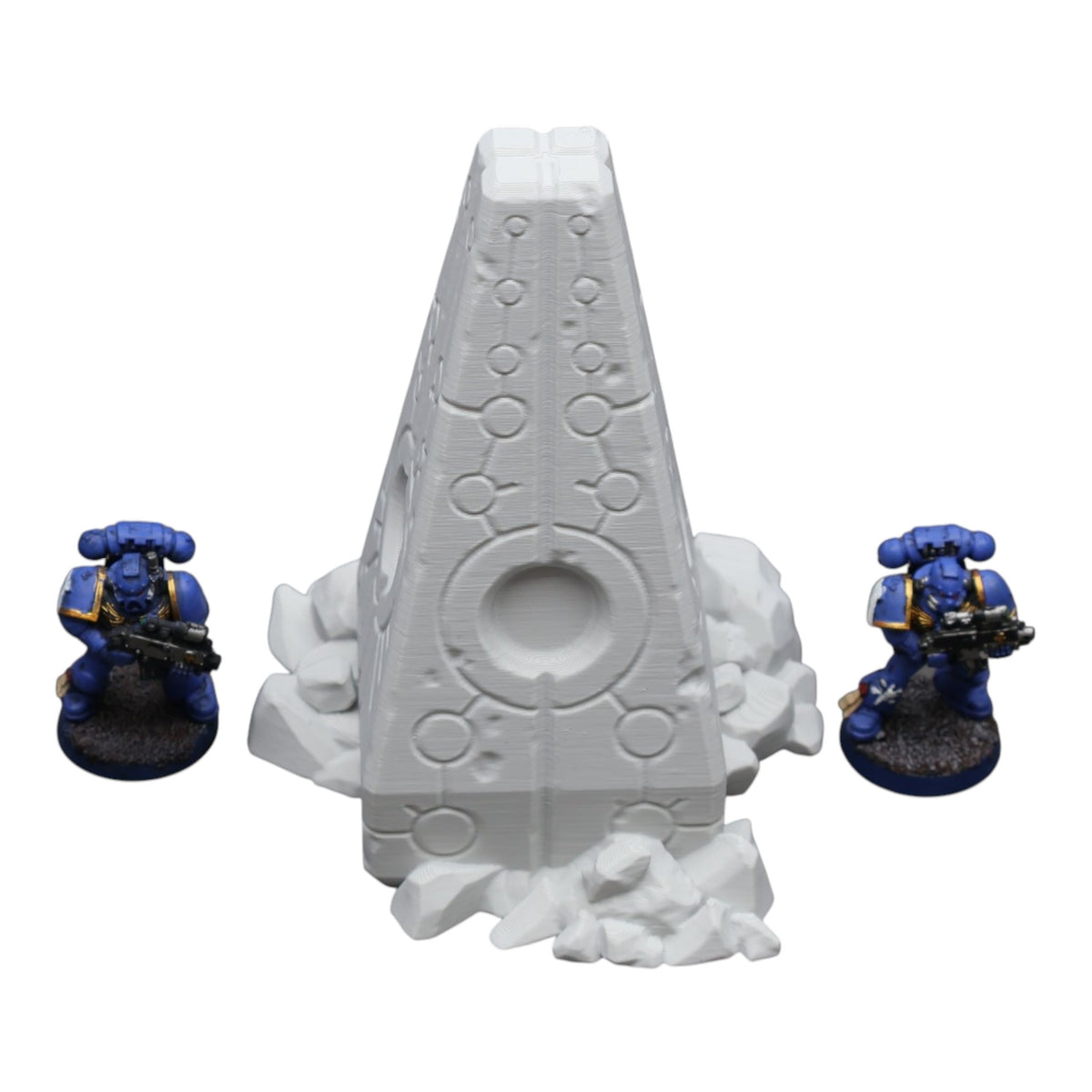 Wargaming 28mm scatter terrain scenery showing 3D-printed item that is compatible with games such as Warhammer 40K, Star Wars Legions, D+D, Dungeons and Dragons, Sci-Fi, Fantasy and other miniature tabletop games. Brand Jawar3d found at www.jawar3d.co.uk.