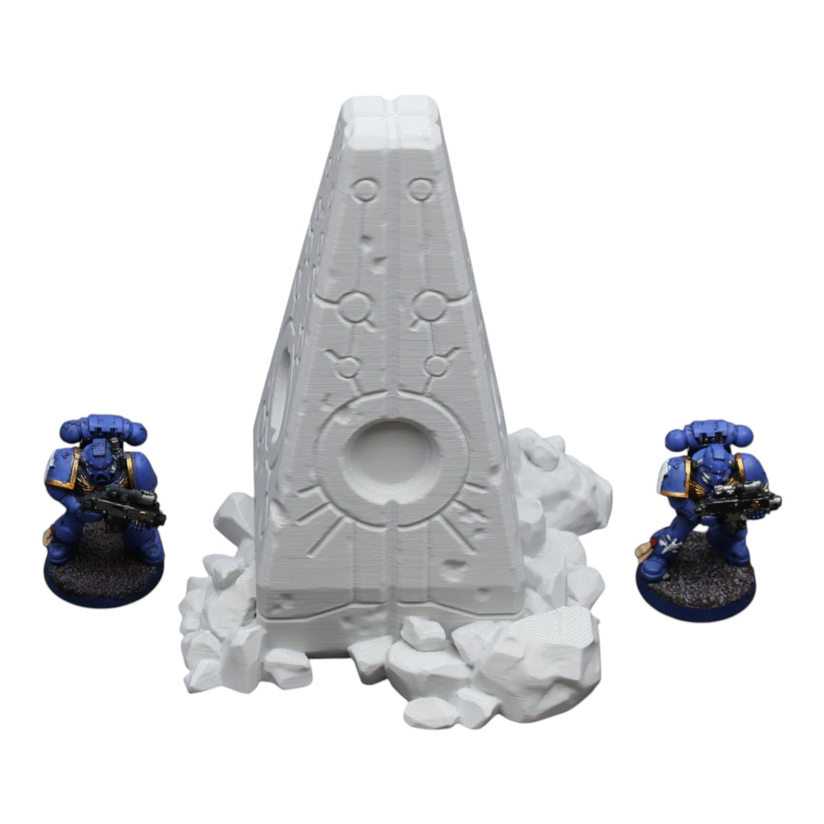 Wargaming 28mm scatter terrain scenery showing 3D-printed item that is compatible with games such as Warhammer 40K, Star Wars Legions, D+D, Dungeons and Dragons, Sci-Fi, Fantasy and other miniature tabletop games. Brand Jawar3d found at www.jawar3d.co.uk.
