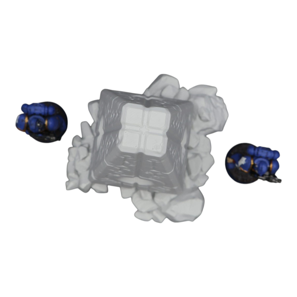 Wargaming 28mm scatter terrain scenery showing 3D-printed item that is compatible with games such as Warhammer 40K, Star Wars Legions, D+D, Dungeons and Dragons, Sci-Fi, Fantasy and other miniature tabletop games. Brand Jawar3d found at www.jawar3d.co.uk.