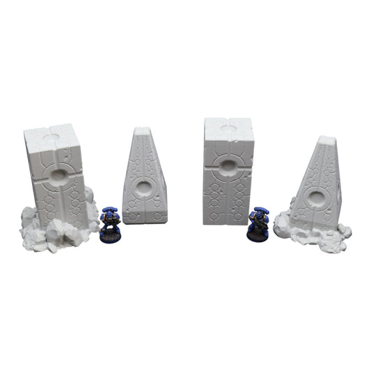 Wargaming 28mm scatter terrain scenery showing 3D-printed item that is compatible with games such as Warhammer 40K, Star Wars Legions, D+D, Dungeons and Dragons, Sci-Fi, Fantasy and other miniature tabletop games. Brand Jawar3d found at www.jawar3d.co.uk.