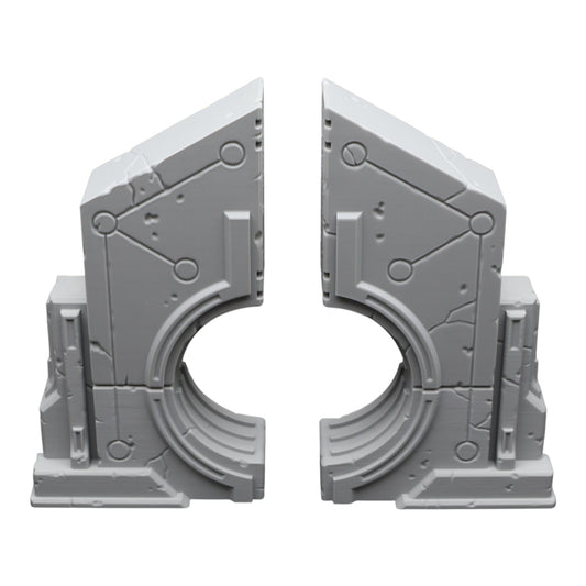 Wargaming 28mm scatter terrain scenery showing 3D-printed item that is compatible with games such as Warhammer 40K, Star Wars Legions, D+D, Dungeons and Dragons, Sci-Fi, Fantasy and other miniature tabletop games. Brand Jawar3d found at www.jawar3d.co.uk.