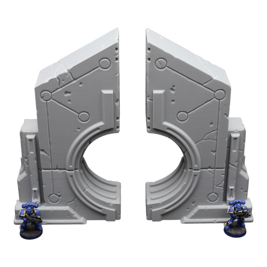 Wargaming 28mm scatter terrain scenery showing 3D-printed item that is compatible with games such as Warhammer 40K, Star Wars Legions, D+D, Dungeons and Dragons, Sci-Fi, Fantasy and other miniature tabletop games. Brand Jawar3d found at www.jawar3d.co.uk.