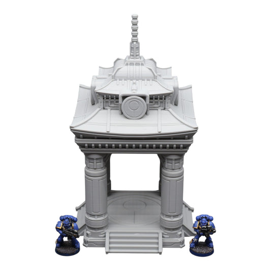 Wargaming 28mm scatter terrain scenery showing 3D-printed item that is compatible with games such as Warhammer 40K, Star Wars Legions, D+D, Dungeons and Dragons, Sci-Fi, Fantasy and other miniature tabletop games. Brand Jawar3d found at www.jawar3d.co.uk.