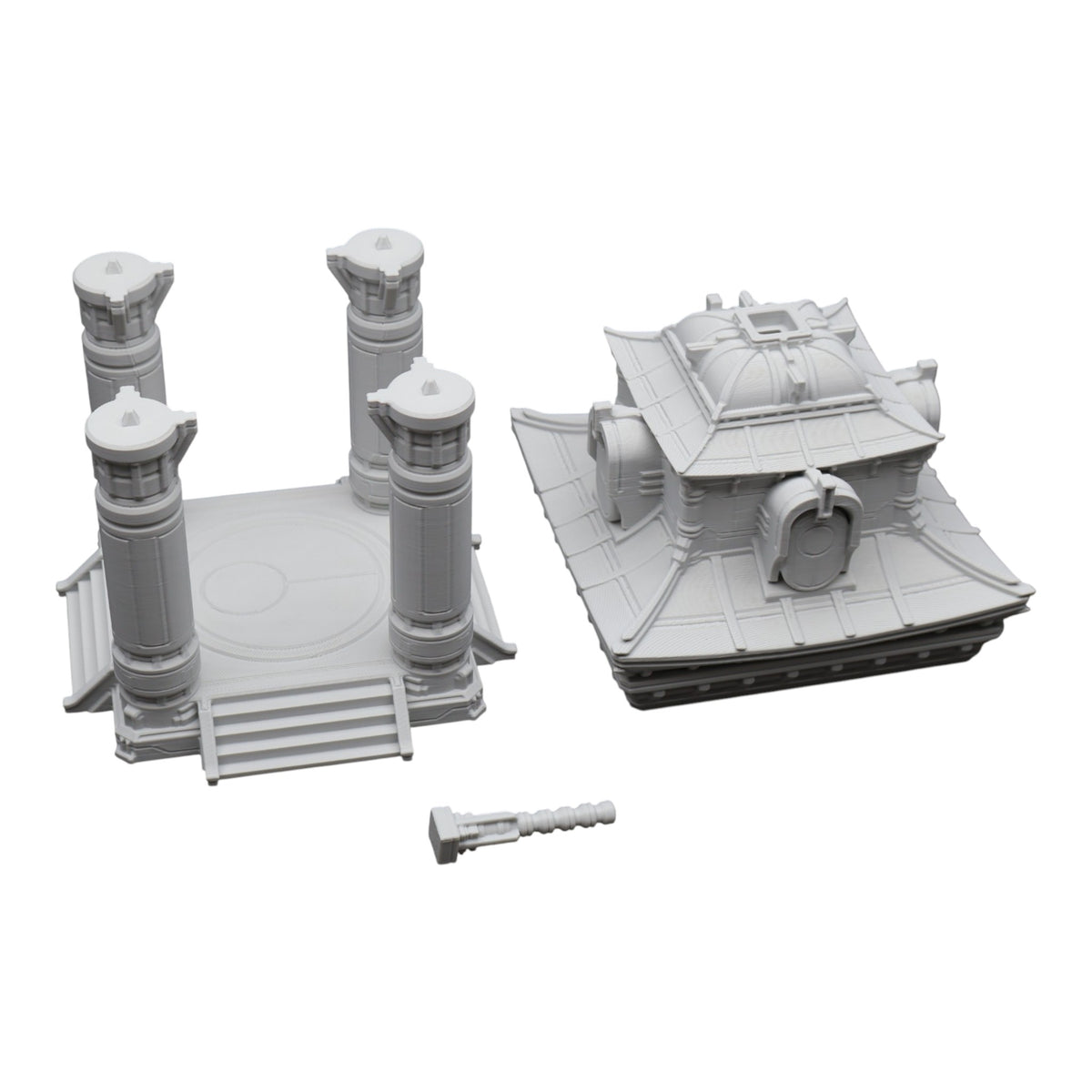 Wargaming 28mm scatter terrain scenery showing 3D-printed item that is compatible with games such as Warhammer 40K, Star Wars Legions, D+D, Dungeons and Dragons, Sci-Fi, Fantasy and other miniature tabletop games. Brand Jawar3d found at www.jawar3d.co.uk.