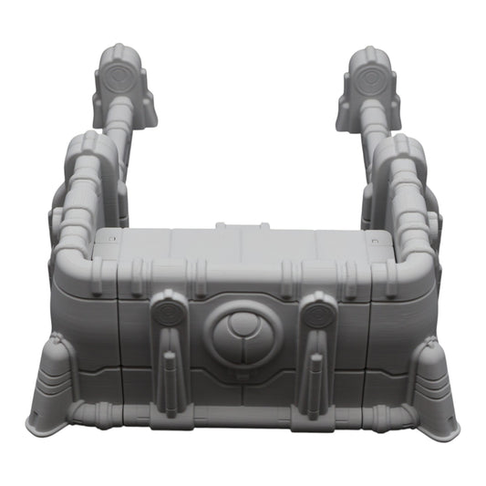 Wargaming 28mm scatter terrain scenery showing 3D-printed item that is compatible with games such as Warhammer 40K, Star Wars Legions, D+D, Dungeons and Dragons, Sci-Fi, Fantasy and other miniature tabletop games. Brand Jawar3d found at www.jawar3d.co.uk.