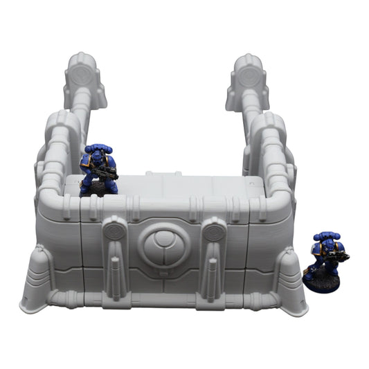 Wargaming 28mm scatter terrain scenery showing 3D-printed item that is compatible with games such as Warhammer 40K, Star Wars Legions, D+D, Dungeons and Dragons, Sci-Fi, Fantasy and other miniature tabletop games. Brand Jawar3d found at www.jawar3d.co.uk.