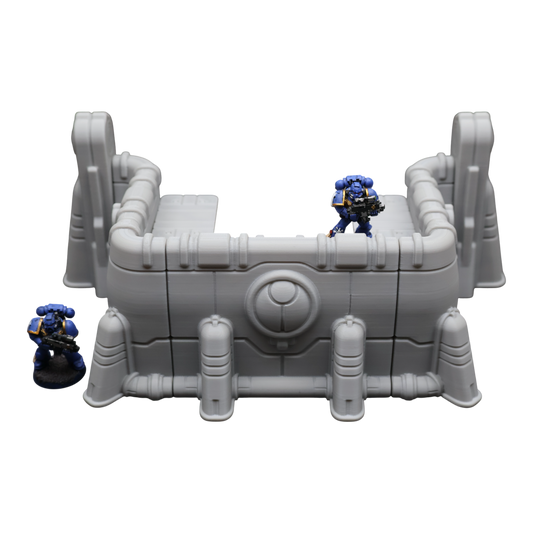 Wargaming 28mm scatter terrain scenery showing 3D-printed item that is compatible with games such as Warhammer 40K, Star Wars Legions, D+D, Dungeons and Dragons, Sci-Fi, Fantasy and other miniature tabletop games. Brand Jawar3d found at www.jawar3d.co.uk.
