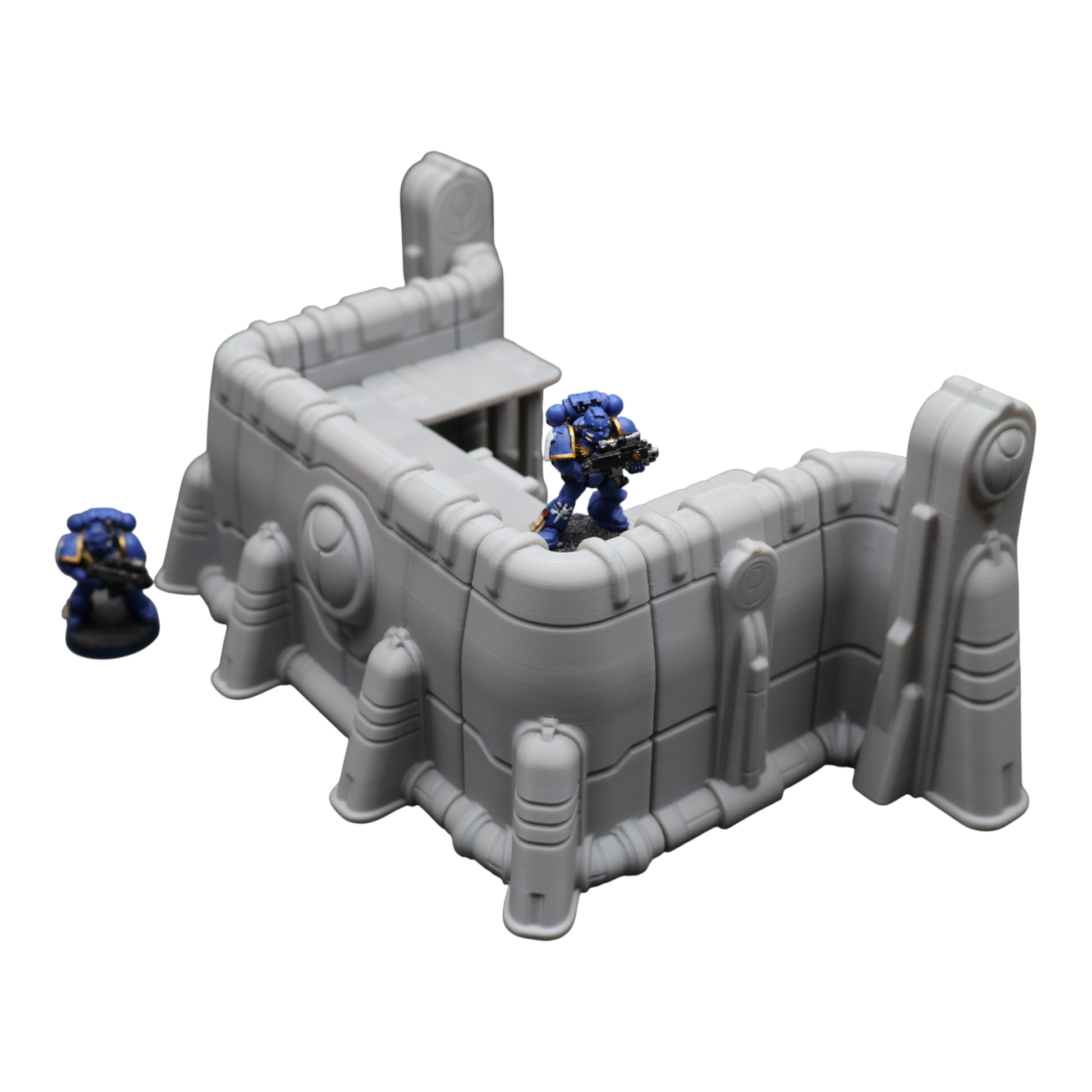 Wargaming 28mm scatter terrain scenery showing 3D-printed item that is compatible with games such as Warhammer 40K, Star Wars Legions, D+D, Dungeons and Dragons, Sci-Fi, Fantasy and other miniature tabletop games. Brand Jawar3d found at www.jawar3d.co.uk.