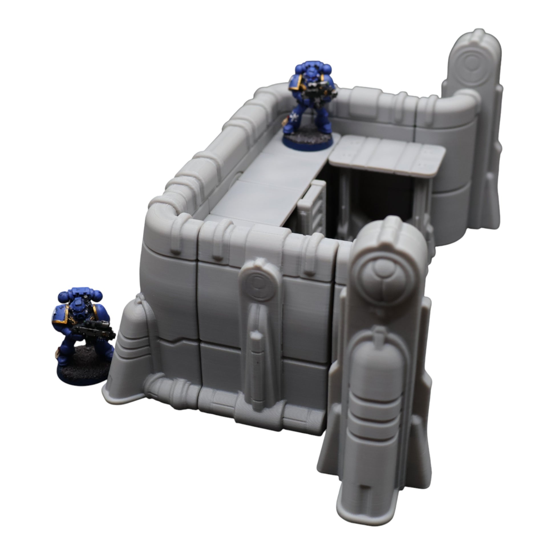 Wargaming 28mm scatter terrain scenery showing 3D-printed item that is compatible with games such as Warhammer 40K, Star Wars Legions, D+D, Dungeons and Dragons, Sci-Fi, Fantasy and other miniature tabletop games. Brand Jawar3d found at www.jawar3d.co.uk.