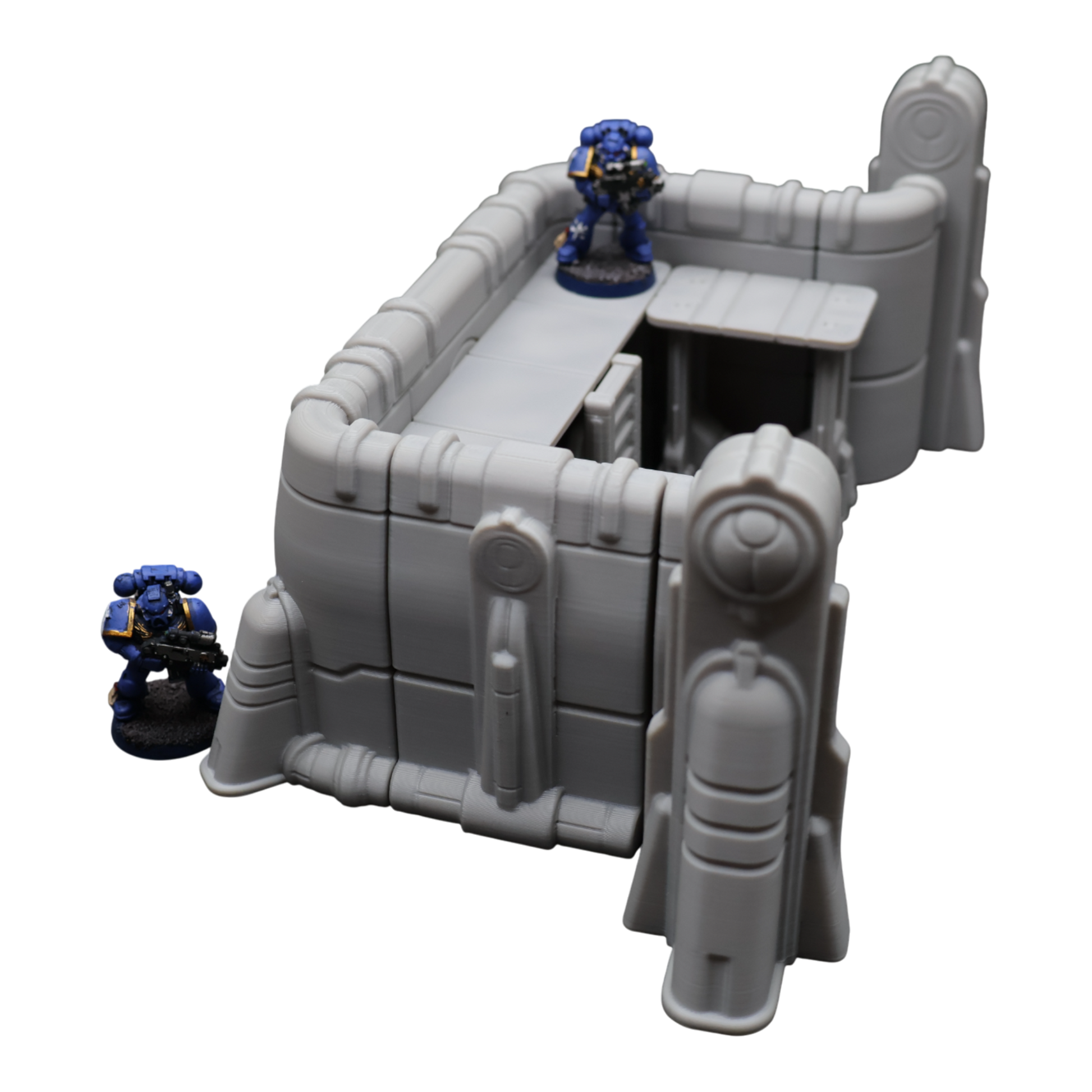 Wargaming 28mm scatter terrain scenery showing 3D-printed item that is compatible with games such as Warhammer 40K, Star Wars Legions, D+D, Dungeons and Dragons, Sci-Fi, Fantasy and other miniature tabletop games. Brand Jawar3d found at www.jawar3d.co.uk.