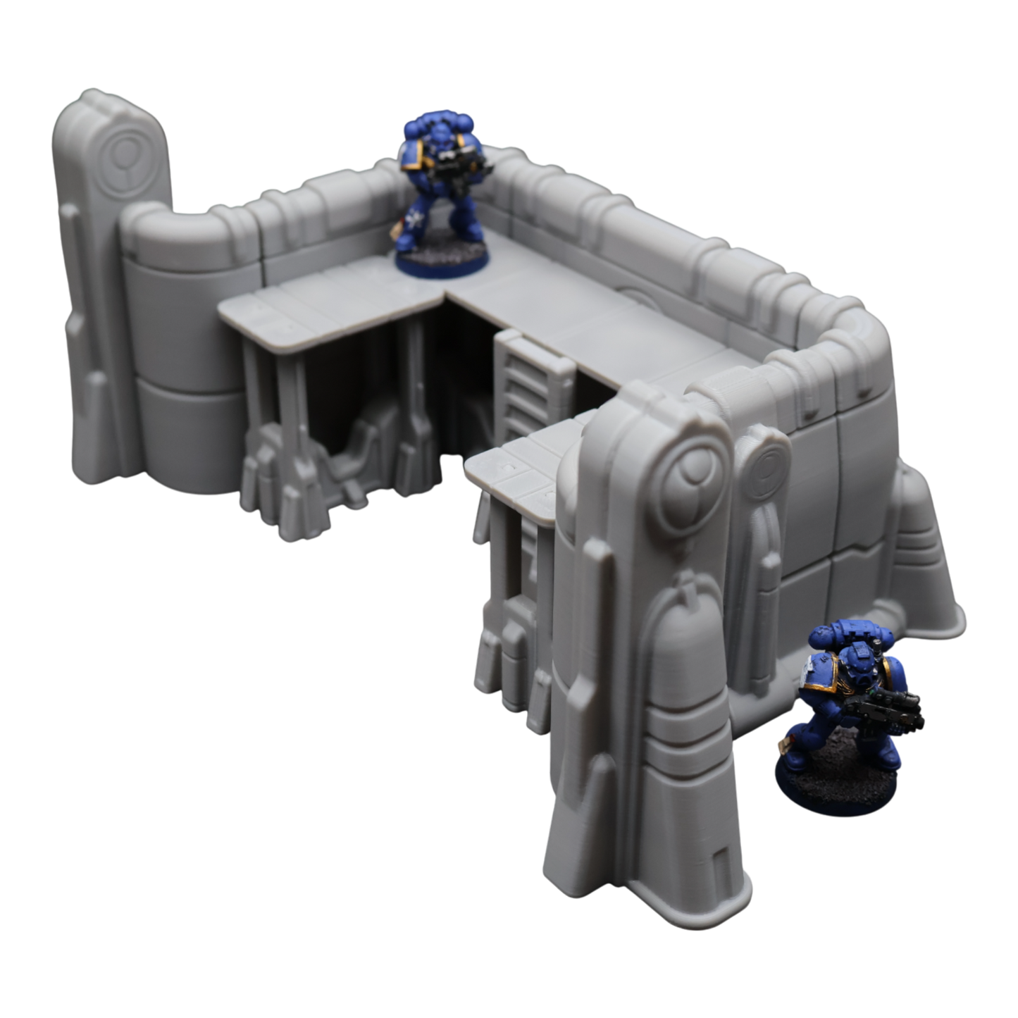 Wargaming 28mm scatter terrain scenery showing 3D-printed item that is compatible with games such as Warhammer 40K, Star Wars Legions, D+D, Dungeons and Dragons, Sci-Fi, Fantasy and other miniature tabletop games. Brand Jawar3d found at www.jawar3d.co.uk.