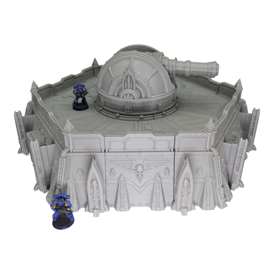 Defense Turret Platform - 28mm Wargaming Scatter Terrain Scenery Tabletop