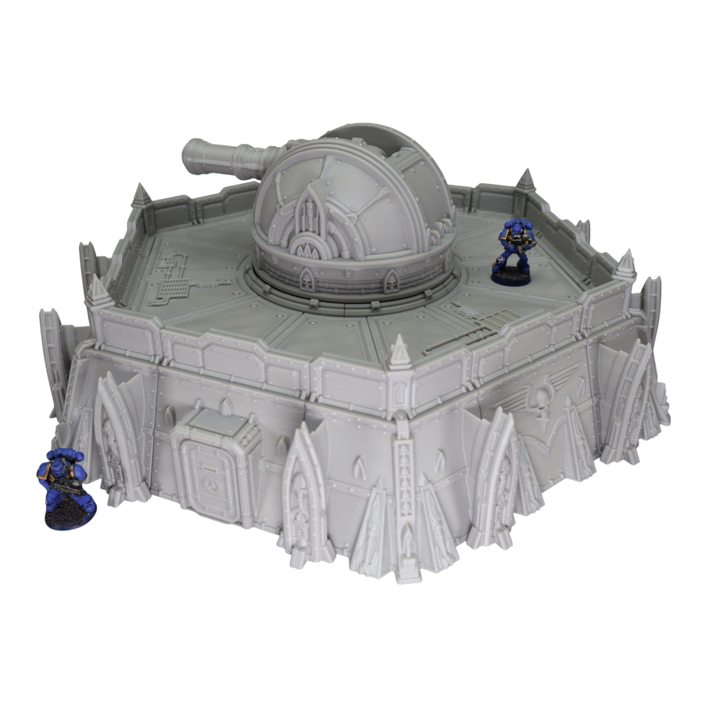 Defense Turret Platform - 28mm Wargaming Scatter Terrain Scenery Tabletop