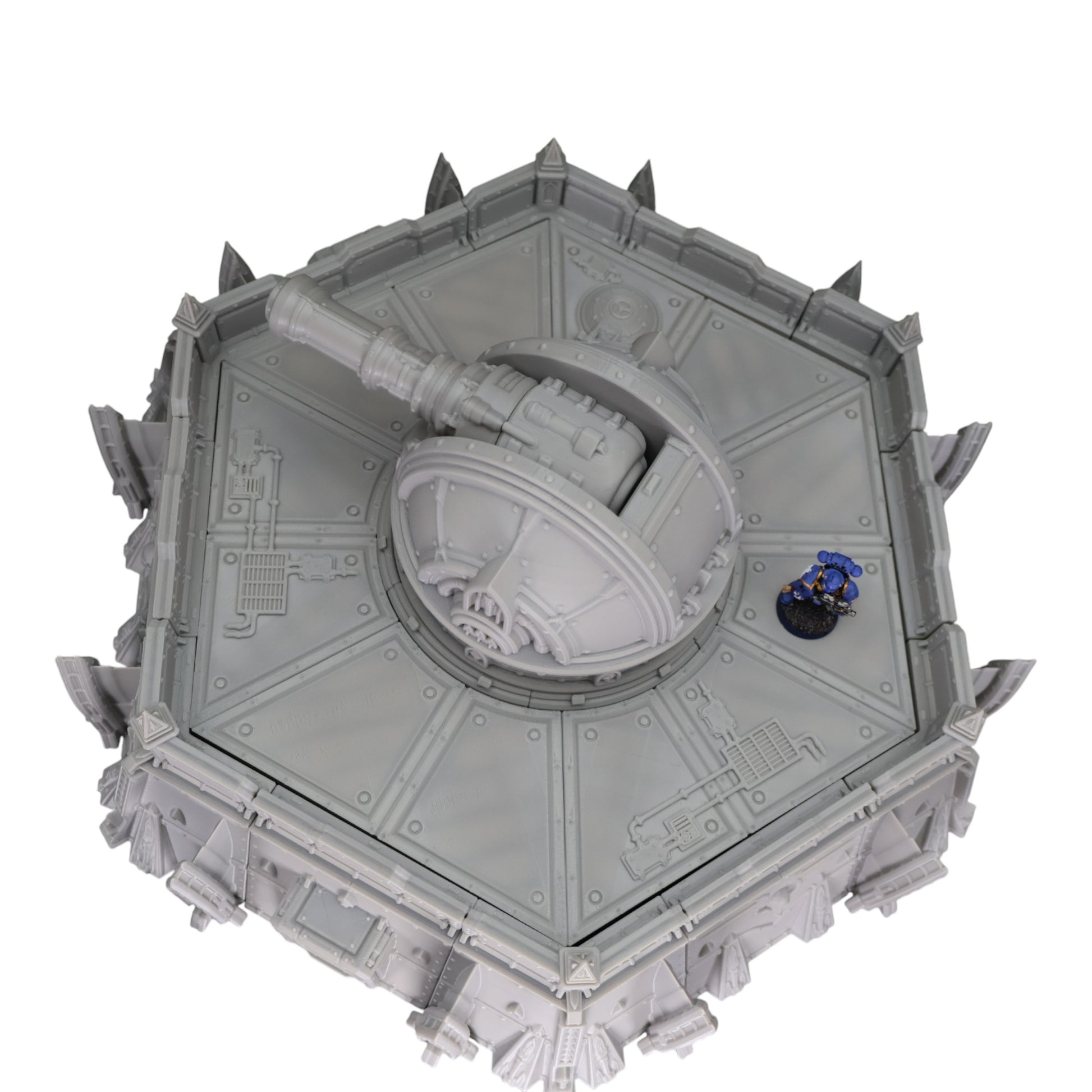 Wargaming 28mm scatter terrain scenery showing 3D-printed item that is compatible with games such as Warhammer 40K, Star Wars Legions, D+D, Dungeons and Dragons, Sci-Fi, Fantasy and other miniature tabletop games. Brand Jawar3d found at www.jawar3d.co.uk.