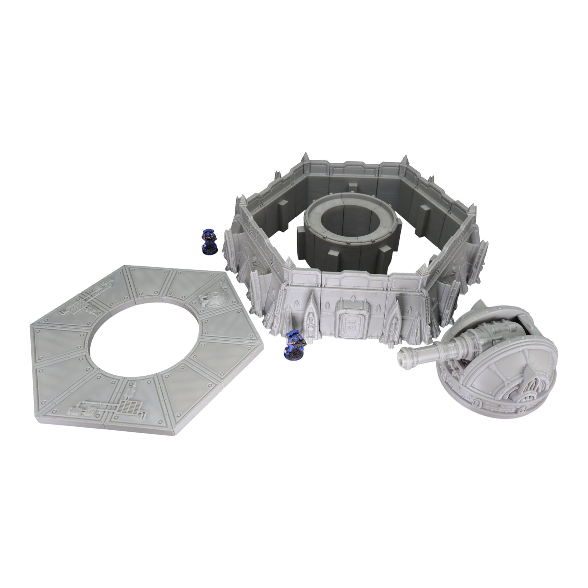 Wargaming 28mm scatter terrain scenery showing 3D-printed item that is compatible with games such as Warhammer 40K, Star Wars Legions, D+D, Dungeons and Dragons, Sci-Fi, Fantasy and other miniature tabletop games. Brand Jawar3d found at www.jawar3d.co.uk.
