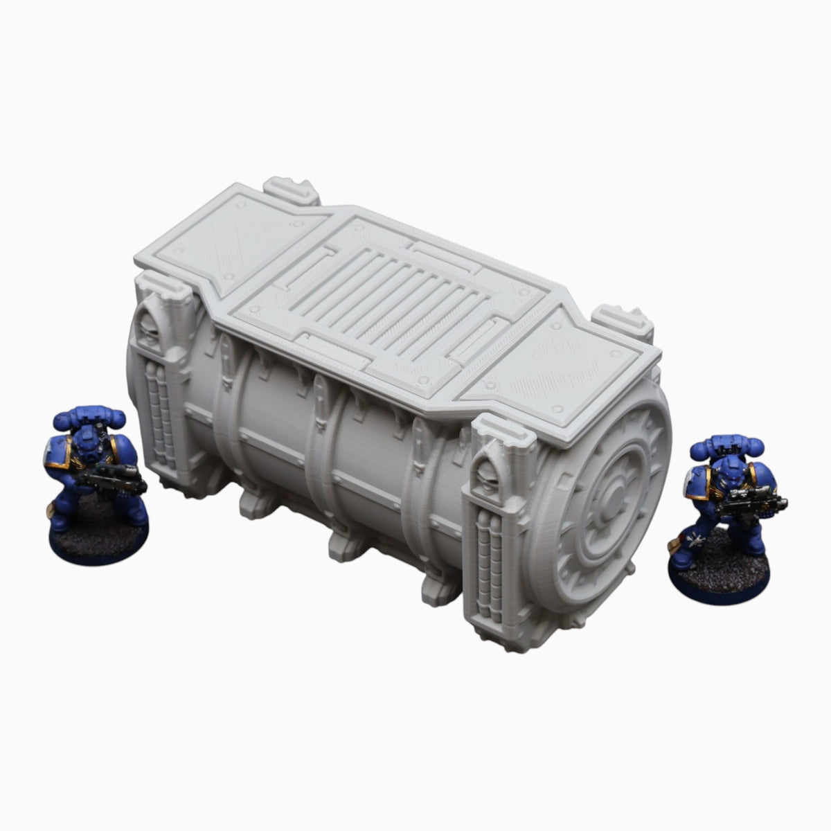 Wargaming 28mm scatter terrain scenery showing 3D-printed item that is compatible with games such as Warhammer 40K, Star Wars Legions, D+D, Dungeons and Dragons, Sci-Fi, Fantasy and other miniature tabletop games. Brand Jawar3d found at www.jawar3d.co.uk.