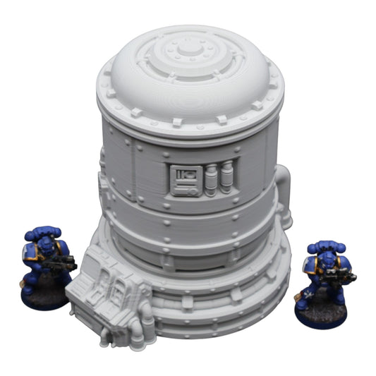 Wargaming 28mm scatter terrain scenery showing 3D-printed item that is compatible with games such as Warhammer 40K, Star Wars Legions, D+D, Dungeons and Dragons, Sci-Fi, Fantasy and other miniature tabletop games. Brand Jawar3d found at www.jawar3d.co.uk.