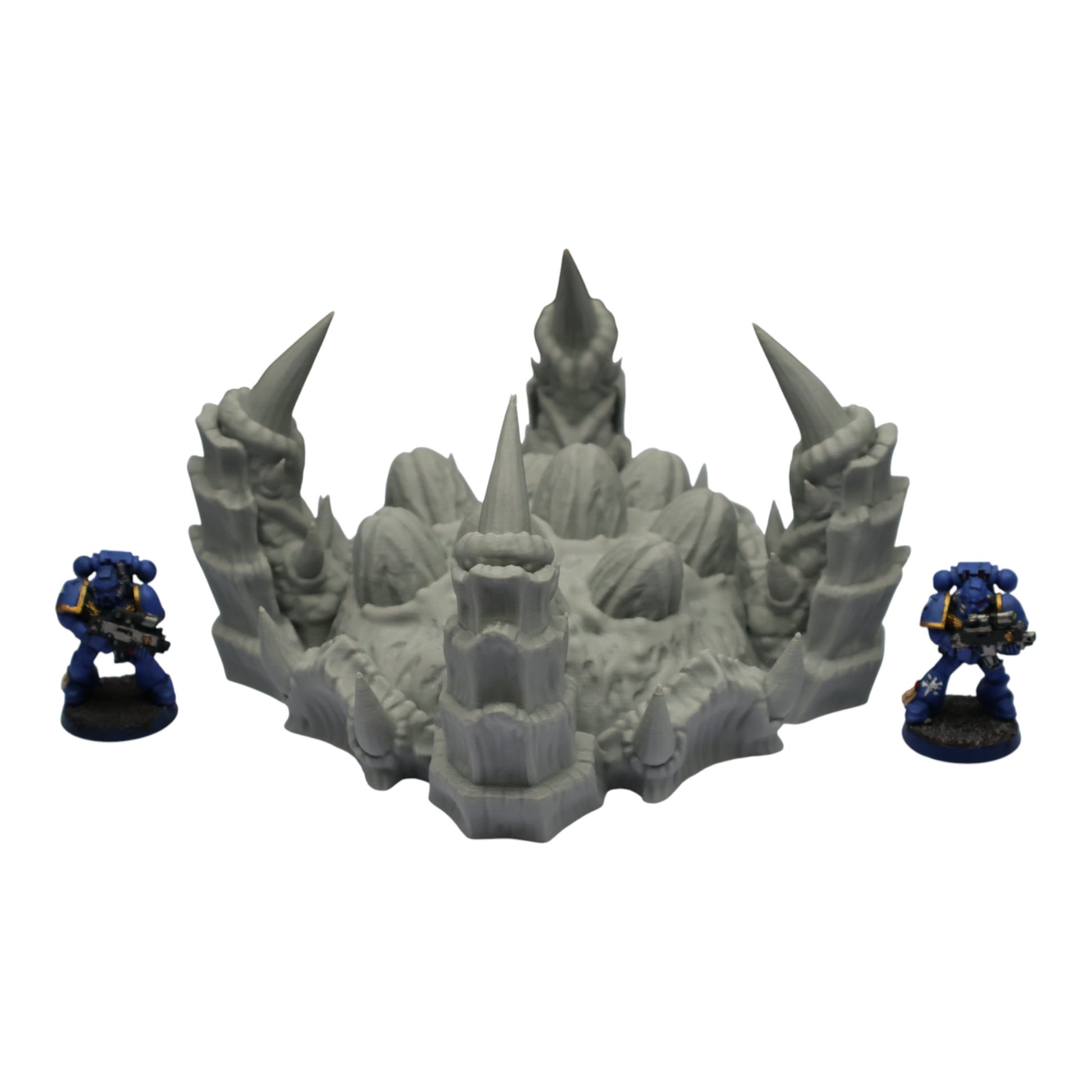 Wargaming 28mm scatter terrain scenery showing 3D-printed item that is compatible with games such as Warhammer 40K, Star Wars Legions, D+D, Dungeons and Dragons, Sci-Fi, Fantasy and other miniature tabletop games. Brand Jawar3d found at www.jawar3d.co.uk.
