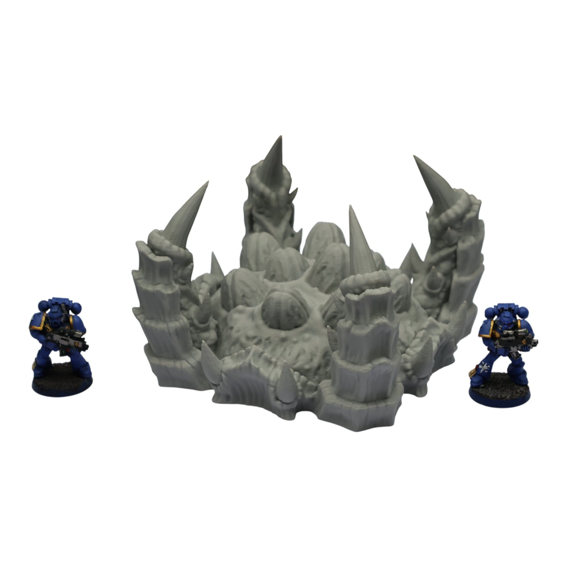 Wargaming 28mm scatter terrain scenery showing 3D-printed item that is compatible with games such as Warhammer 40K, Star Wars Legions, D+D, Dungeons and Dragons, Sci-Fi, Fantasy and other miniature tabletop games. Brand Jawar3d found at www.jawar3d.co.uk.