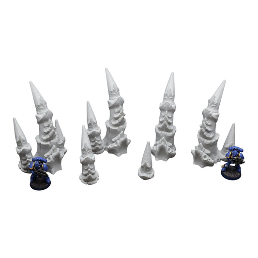 Wargaming 28mm scatter terrain scenery showing 3D-printed item that is compatible with games such as Warhammer 40K, Star Wars Legions, D+D, Dungeons and Dragons, Sci-Fi, Fantasy and other miniature tabletop games. Brand Jawar3d found at www.jawar3d.co.uk.