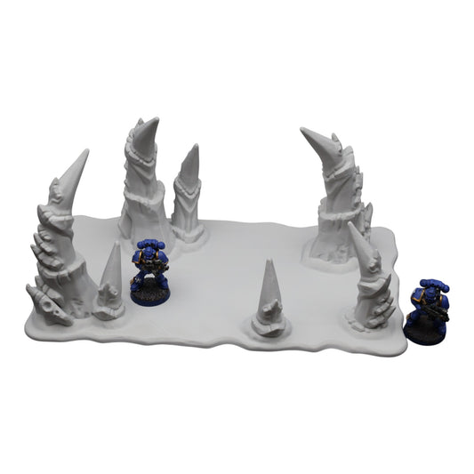 Wargaming 28mm scatter terrain scenery showing 3D-printed item that is compatible with games such as Warhammer 40K, Star Wars Legions, D+D, Dungeons and Dragons, Sci-Fi, Fantasy and other miniature tabletop games. Brand Jawar3d found at www.jawar3d.co.uk.