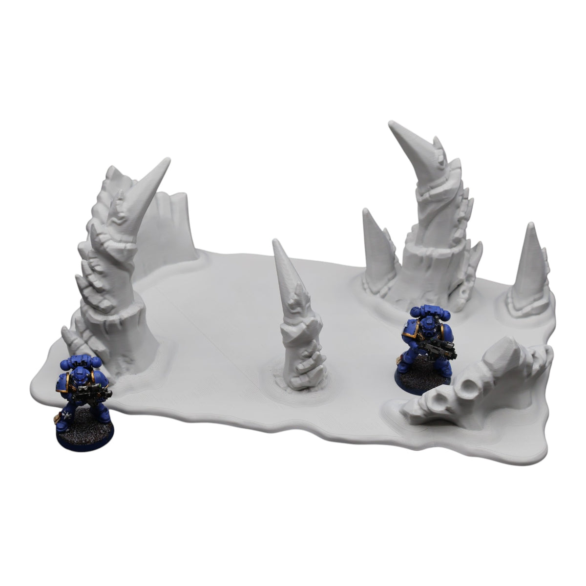 Wargaming 28mm scatter terrain scenery showing 3D-printed item that is compatible with games such as Warhammer 40K, Star Wars Legions, D+D, Dungeons and Dragons, Sci-Fi, Fantasy and other miniature tabletop games. Brand Jawar3d found at www.jawar3d.co.uk.
