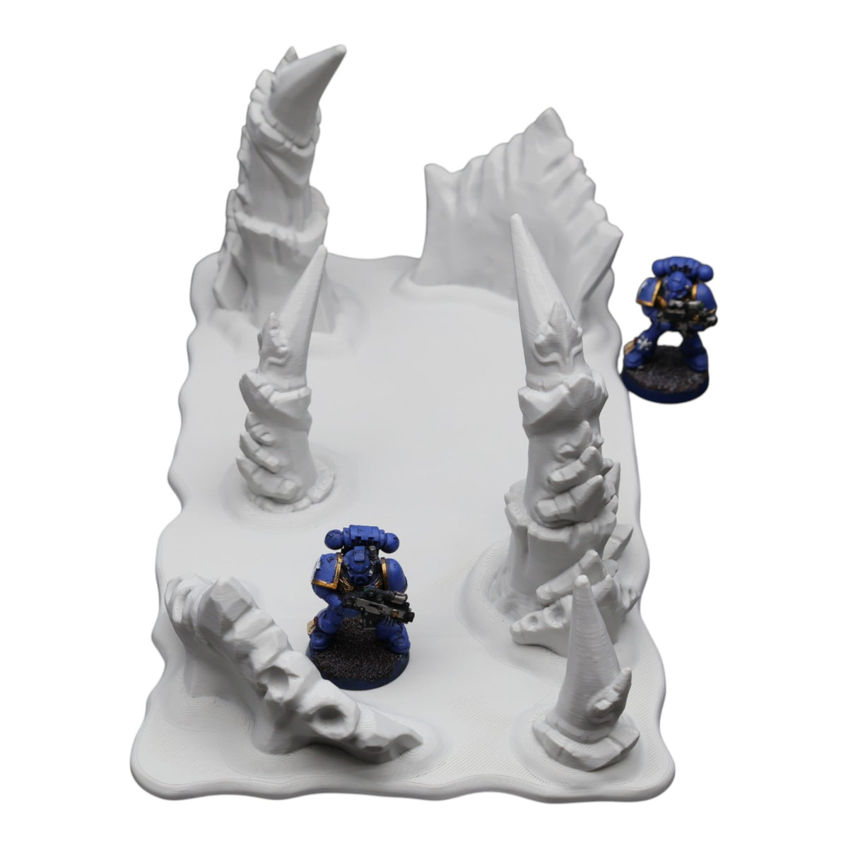Wargaming 28mm scatter terrain scenery showing 3D-printed item that is compatible with games such as Warhammer 40K, Star Wars Legions, D+D, Dungeons and Dragons, Sci-Fi, Fantasy and other miniature tabletop games. Brand Jawar3d found at www.jawar3d.co.uk.