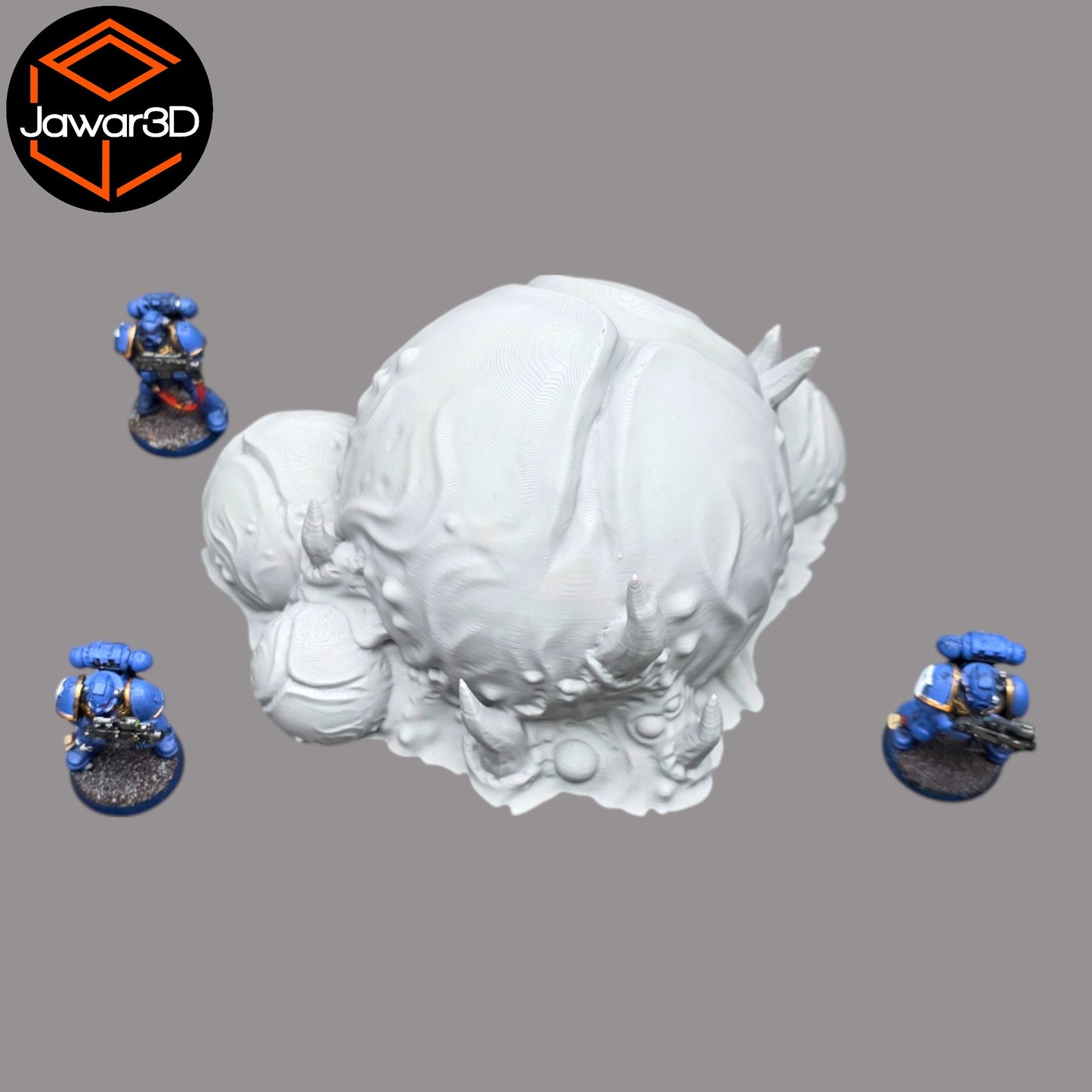 Wargaming 28mm scatter terrain scenery showing 3D-printed item that is compatible with games such as Warhammer 40K, Star Wars Legions, D+D, Dungeons and Dragons, Sci-Fi, Fantasy and other miniature tabletop games. Brand Jawar3d found at www.jawar3d.co.uk.