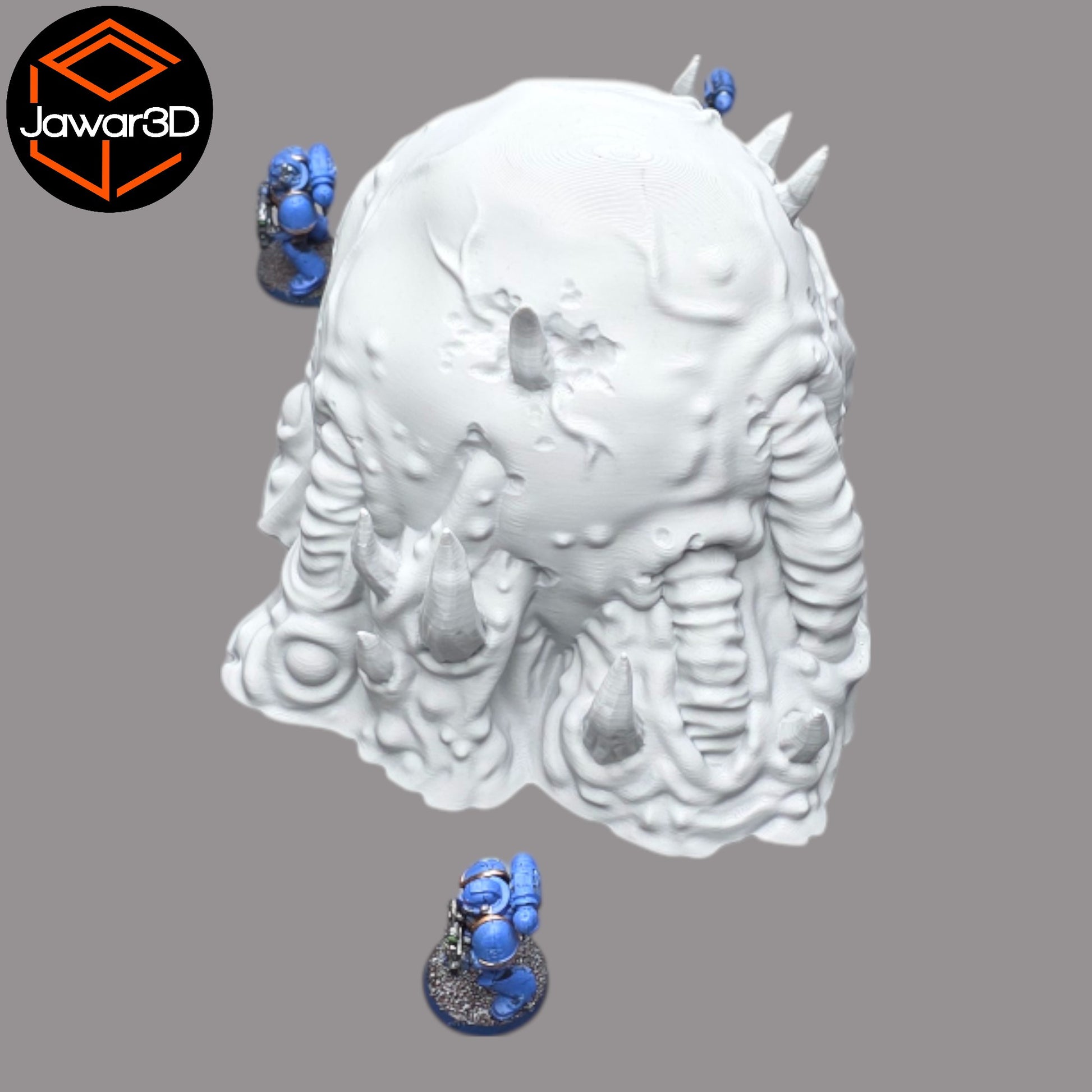 Wargaming 28mm scatter terrain scenery showing 3D-printed item that is compatible with games such as Warhammer 40K, Star Wars Legions, D+D, Dungeons and Dragons, Sci-Fi, Fantasy and other miniature tabletop games. Brand Jawar3d found at www.jawar3d.co.uk.