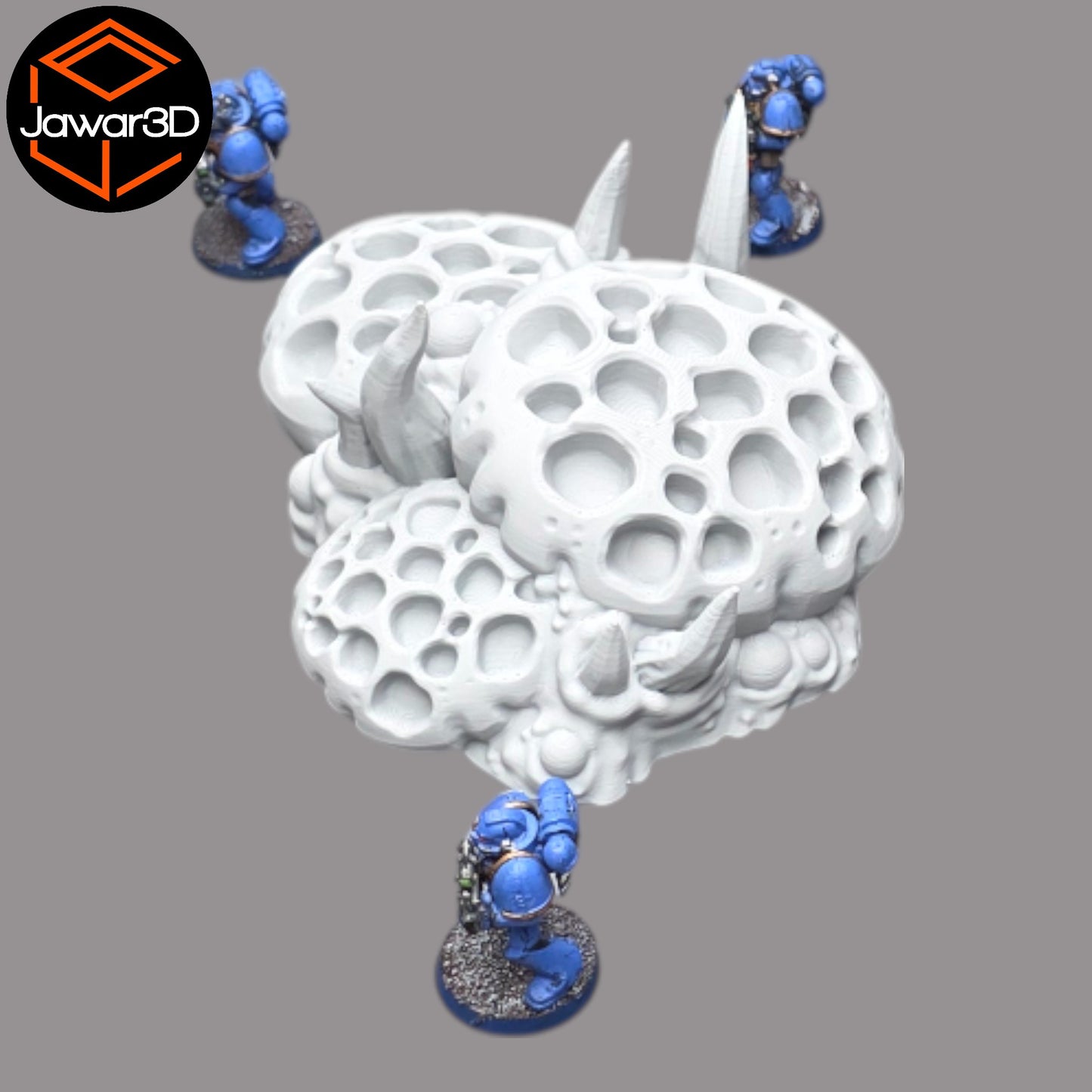 Wargaming 28mm scatter terrain scenery showing 3D-printed item that is compatible with games such as Warhammer 40K, Star Wars Legions, D+D, Dungeons and Dragons, Sci-Fi, Fantasy and other miniature tabletop games. Brand Jawar3d found at www.jawar3d.co.uk.