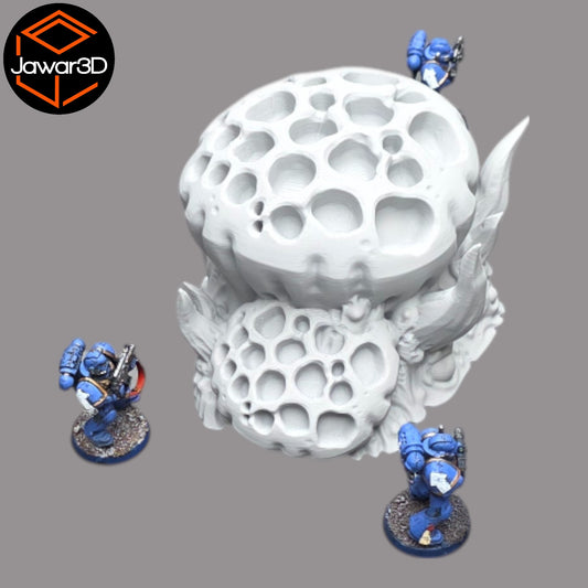 Wargaming 28mm scatter terrain scenery showing 3D-printed item that is compatible with games such as Warhammer 40K, Star Wars Legions, D+D, Dungeons and Dragons, Sci-Fi, Fantasy and other miniature tabletop games. Brand Jawar3d found at www.jawar3d.co.uk.
