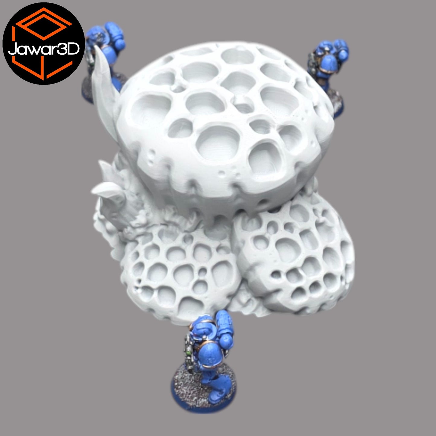 Wargaming 28mm scatter terrain scenery showing 3D-printed item that is compatible with games such as Warhammer 40K, Star Wars Legions, D+D, Dungeons and Dragons, Sci-Fi, Fantasy and other miniature tabletop games. Brand Jawar3d found at www.jawar3d.co.uk.