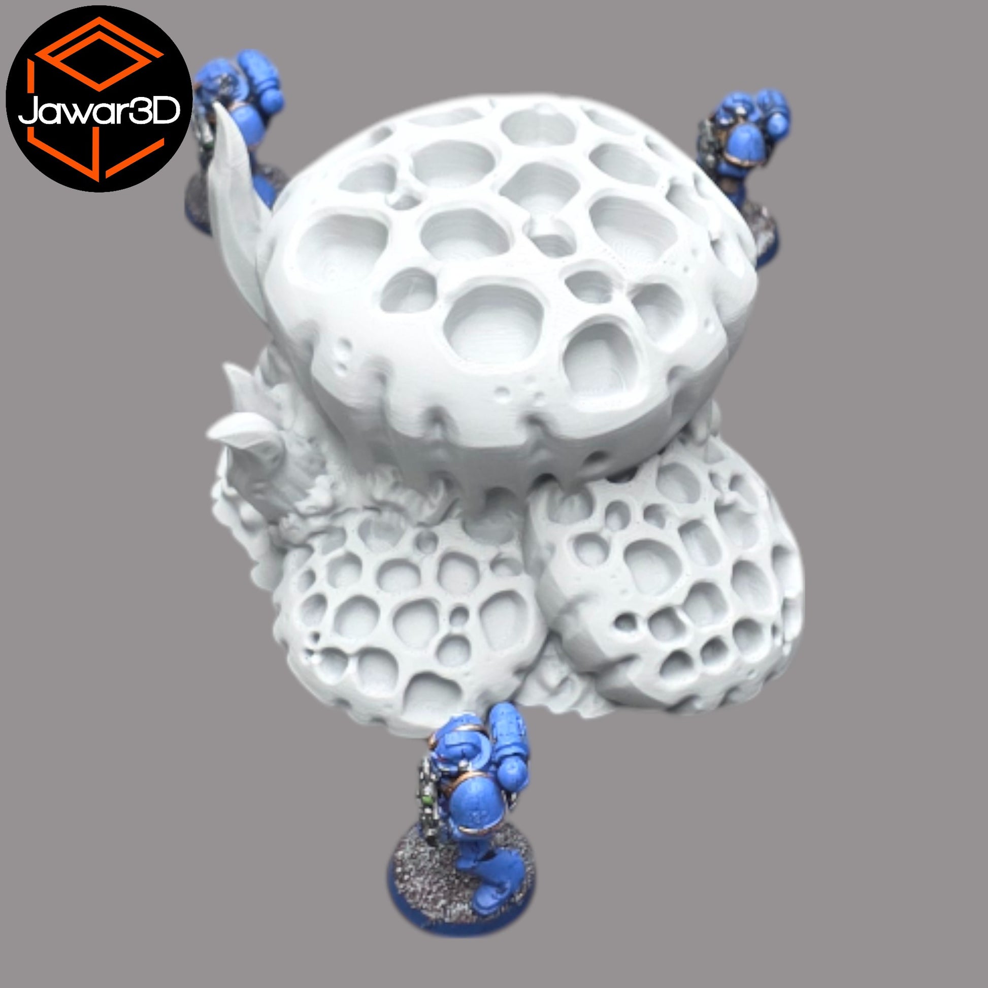 Wargaming 28mm scatter terrain scenery showing 3D-printed item that is compatible with games such as Warhammer 40K, Star Wars Legions, D+D, Dungeons and Dragons, Sci-Fi, Fantasy and other miniature tabletop games. Brand Jawar3d found at www.jawar3d.co.uk.