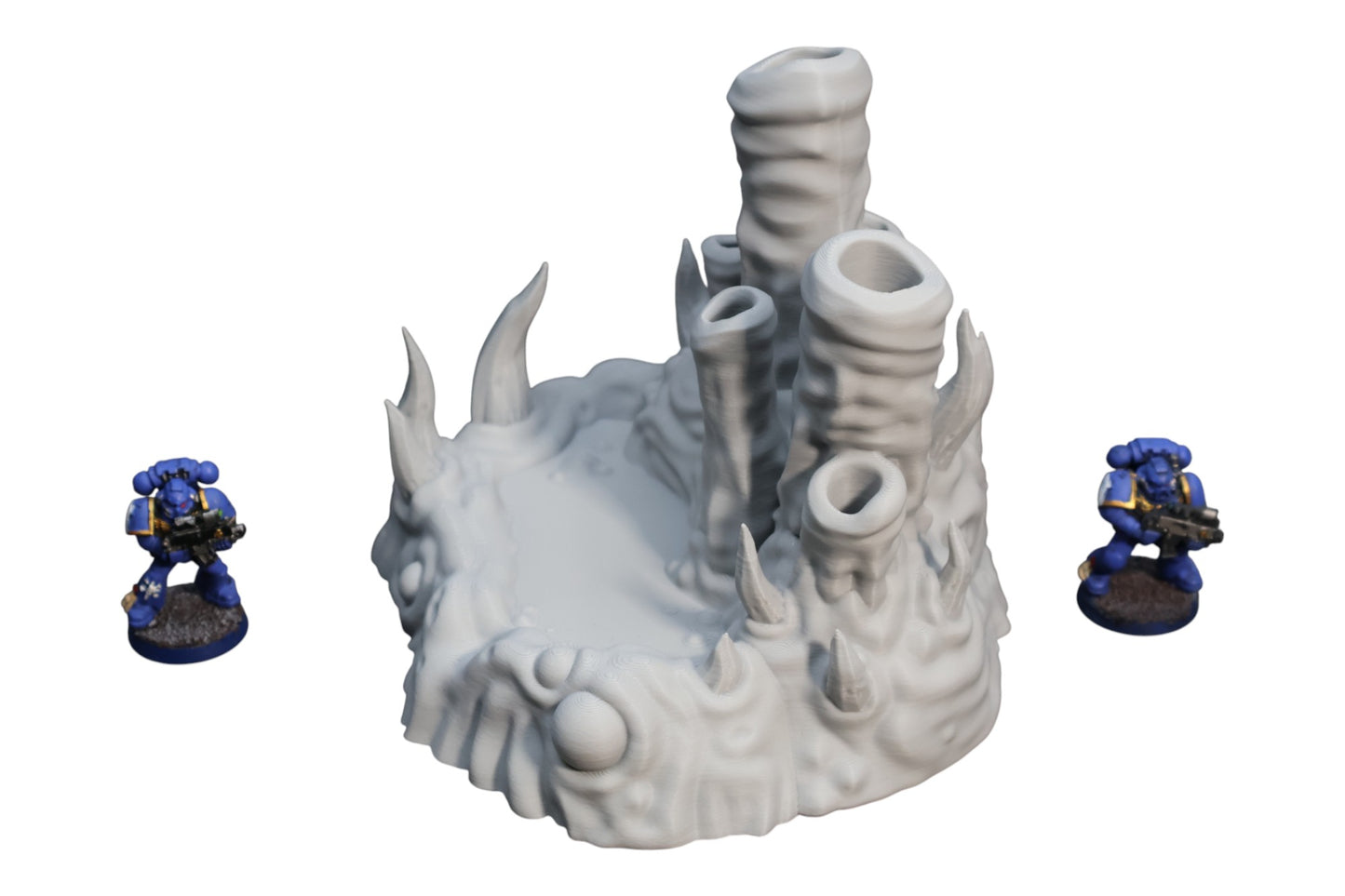 Wargaming 28mm scatter terrain scenery showing 3D-printed item that is compatible with games such as Warhammer 40K, Star Wars Legions, D+D, Dungeons and Dragons, Sci-Fi, Fantasy and other miniature tabletop games. Brand Jawar3d found at www.jawar3d.co.uk.