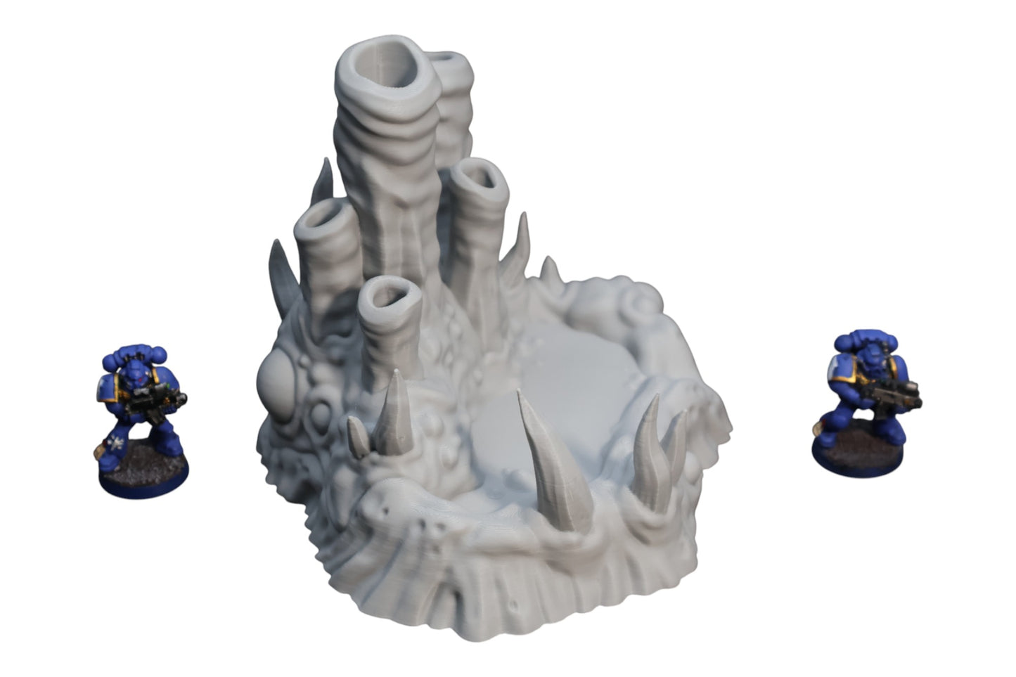 Wargaming 28mm scatter terrain scenery showing 3D-printed item that is compatible with games such as Warhammer 40K, Star Wars Legions, D+D, Dungeons and Dragons, Sci-Fi, Fantasy and other miniature tabletop games. Brand Jawar3d found at www.jawar3d.co.uk.