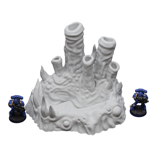 Wargaming 28mm scatter terrain scenery showing 3D-printed item that is compatible with games such as Warhammer 40K, Star Wars Legions, D+D, Dungeons and Dragons, Sci-Fi, Fantasy and other miniature tabletop games. Brand Jawar3d found at www.jawar3d.co.uk.